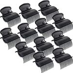 Hot Roller Clips Hair Curler Claw Clips 12 Pieces Replacement Roller Clips for Women Girls Hair Section Styling