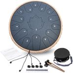 Steel Tongue Drum 13 Inch 15 Notes,