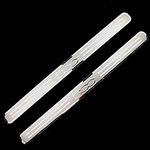 2pcs Car Door Sill Protector for Fi-at 500 500C Car Threshold Scuff Plate Stainless Steel Stickers Styling Accessories,Silver