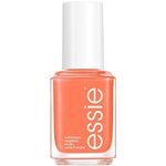 essie nail polish, vegan, glossy shine finish, salon quality formula, frilly lilies, orange, 13.5ml