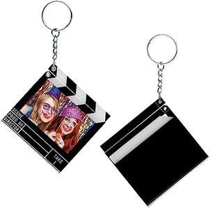 Neil Enterprises Inc. 2" x 1.5" Clapboard Photo Keychain - Pack of 72