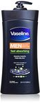 Vaseline Vaseline Men Body and Face Lotion, 20.3 Ounce Bottle(Pack of 2)