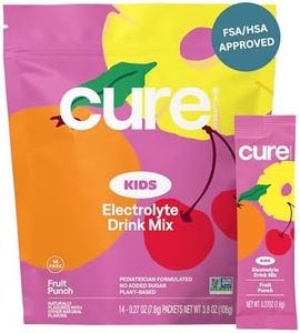 Cure Hydration - Kids Electrolyte Drink Powder Fruit Punch 14 Packets