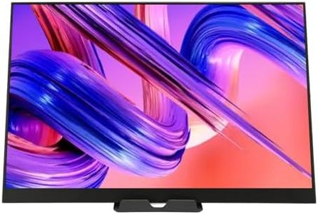 Portable Monitor for Laptop, 16 Inch 2.5K External Screen Display Screen with HD Multimedia Interface for Cell Phones for PS Consoles, 3.5mm Type C Computer Monitor for Daily