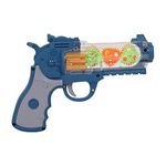 VGRASSP Musical Gear Gun Toy for Kids with Flashing 3D Lights and Music | Transparent Rotating Gear Mechanism | Pretend Play Toy Gun for Boys and Girls - Color As Per Stock