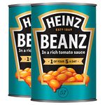 HEINZ Beanz in Tomato Sauce, Baked, 415 g, Pack of 2