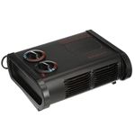 Caframo True North Heater. Low Profile, Quiet, Powerful Heater for Work and Home. Black, 11.25" x 8" x 5" (9206CABBX)