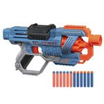 Nerf Elite 2.0 Commander RD-6 Blaster, 12 Official Nerf Darts, 6-Dart Rotating Drum, Tactical Rails, Barrel and Stock Attachment Points, Multicolor, 6.7 x 36.2 x 24.1 cm