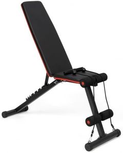 IDMarket - Banc de Musculation réglable et inclinable Fitness pour Entrainement Complet du Corps