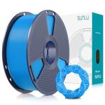 SUNLU PLA Plus 3D Printer Filament, 1.75mm PLA+ 3D Filament for FDM 3D Printer & 3D Pens, Neatly Wound Filament, Strong and Toughness, Dimensional Accuracy +/- 0.02mm, 1KG Spool(2.2 LBS), Cyan