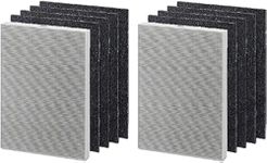 Fellowes HF-300 HEPA Filter Replacement For Air Purifier AeraMax 300 By Nispira 2 Filters (Carbon Pre Filter included)