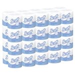 Scott® Professional Standard Roll Toilet Paper (48040), with Elevated Design, 2-Ply, White, Individually Wrapped Rolls, (550 Sheets/Roll, 40 Rolls/Case, 22,000 Sheets/Case)