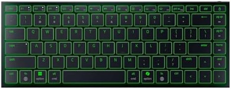 Razer Joro Portable Wireless Gaming Keyboard: Thin, Light, Compact - Chroma RGB - Low Profile Switches - Bluetooth - Long Battery Life - Snap Tap - For PC & Mac Laptops, Steam Deck, Smartphone, Tablet