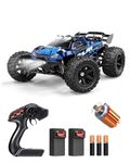 Brushless Extreme High Speed Remote Control Cars, 1:14 4WD RTR Brushless RC Car for Adults, 2.4GHz 40KM/H Radio Controlled Cars, 2 Battery Remote Control Truck, Off Road Toys for Kids & Adults Gift
