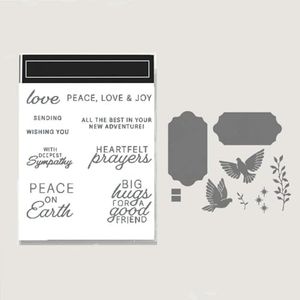 Stampin' Up 2025-2026 Premium Stamps and Dies Bundle - DIY Christmas Halloween,Thanksgiving Greeting Card Making Kit with Cutting Dies (262)