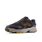 New Balance Men's Fresh Foam 510 V6 Trail Running Shoe, Black/Shadow Grey/Cayenne, 11 W