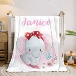 DIJIUCL Personalised Baby Blankets | Custom Baby Blanket with Name | Flannel Super Soft Nursery Blankets Breathable Baby blanket Gifts Newborn Gift Memorial (baby blanket-C, 30 x 40 inch(76 x 100cm))