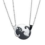 Stainless Steel Cat Kitty Necklace 