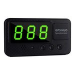 QOTSTEOS Universal GPS Head Up Display Speedometer, Heads Up Display for Cars Windshield Projector Digital Speed MPH Over Speeding Alarm, GPS Speedometer Overspeed Alarm Windshield Project(Black)