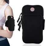 AiScrofa Multifunctional Outdoor Sports Armband Running Sport Armband with Key Holder and Earphone Hole Sweatproof Running Armbag Holder Compatible with iPhone X/8 Plus/7/6S/ Galaxy S9/S8 Plus