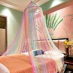 Eimilaly Princess Rainbow Bed Canop