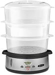 BELLA 9.5 QT Triple Tier Digital Fo