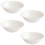 Soup/Cereal Bowls 600ml, Set of 4, Fairmont & Main Arctic, Vitrified Porcelain, Pure White