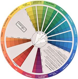 Color RGB Color Wheel Wheel Mix Color Wheel Paint Mixing Learning Guide Art Class Teaching Tool for Paint Permanent Eyebrow Lip Body Color Wheel Paint Color Spectrum Wheel