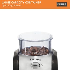 Krups Burr Coffee Grinder – Adjustable Grind Settings