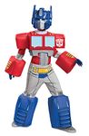 Optimus Prime Costume, Transformers Costumes for Boys, Deluxe Children's Character Jumpsuit, Kids Size Medium (7-8)