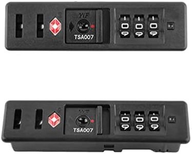 iplusmile Customs Lock 2Pack TSA Security Lock Customs Code Lock Luggage Travel Lock Toolbox Bag Combination Zipper Fixed Locks 3 Digit for Travel Backpack Customs Fixed Safety Lock