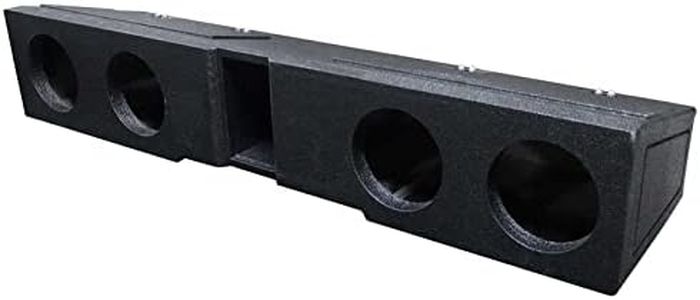 Rockville REC130 Quad 6.5" Subwoofer Enclosure Box for Chevy 2007-2020 Crew Cab