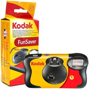 Kodak Fun Saver Disposable Camera with Flash – 27 Exposures, 35mm Film