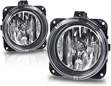 AUTOSAVER88 Fog Lights Compatible with 2002 2003 2004 Ford Focus (SVT Model Only) 2005 2006 Escape 2003 2004 Mustang (Cobra Model Only) 2002 Lincoln LS Fog Light Replacement,with 12V 42W H10 Bulbs