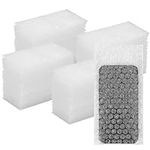 200Pack Bubble Out Bags 4"x 8" Clea