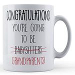 Father Fox - Grandma, Grandad, New Grandparents Congratulations, Going to Be Grandparents - Gift Mug, Ceramic, 11fl.oz.