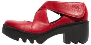 Fly London Women's TOGO533FLY Mary Jane Flat, RED, 4 UK