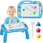 1-5 Year Old Boy Gifts,Topunny Magnetic Drawing Board for Kids Toys for 1 2 3 4 5 Year Old Boys Doodle Board for Toddler Educational Toys for 2 Year Old Gifts for Little Boys Blue