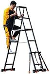 A Frame Telescoping Ladders with St