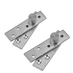 Eforlike 2 Sets Stainless Steel 360 Degree Rotation Hidden Door Pivot Hinges (Large)