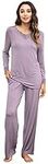 WiWi Soft Pajamas Sets for Women Lo