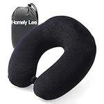 Homely Lee Travel Pillow - Memory Foam Neck Pillow Support Pillow,& Lightweight Quick Pack for Camping,Sleeping Rest Cushion