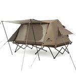 Naturehike Cot Tent for Camping,Easy Setup Pop up Tents for Camping,2 Person Camping Cot & Tent, Camping Bed (𝐜𝐨𝐭 𝐚𝐧𝐝 𝐭𝐞𝐧𝐭 𝐧𝐞𝐞𝐝 𝐭𝐨 𝐛𝐮𝐲 𝐬𝐞𝐩𝐚𝐫𝐚𝐭𝐞𝐥𝐲)