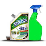 Home-Secure Neem Veda Pure Neem Oil for Spray on Plants Garden and Farming | Organic Cold Pressed Water Soluble Natural Pest Repellent (with spray bottle) (230 ML)