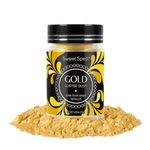 Sweet Spell Gold Luster Dust Edible Glitter (15g) - Shimmer Pearl Dust Powder for Decorating Cakes, Chocolate, Drinks, Cocktails - 100% Edible, Food Grade, Vegan, Gluten-Free