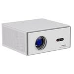 WZATCO Alpha Xtreme, Certified OS, Smart Home Projector 4k Ultra HD, Native 1080P Fully Automatic, 1500 ANSI, Sealed Engine, HDMI ARC, WiFi 6 & BT, Screen Mirroring, Portable Room Cinema, White