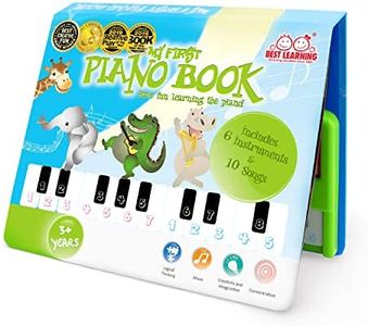 BEST LEARNING My First Piano Book - Educational Musical Toy for Toddlers Kids Ages 3 Years and up - Ideal Gift for Boys and Girls