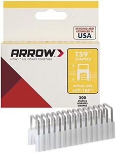 Arrow Fastener 591189SS Genuine T59 Stainless 5/16-Inch by 5/16-Inch Staples, Clear, 300-Pack