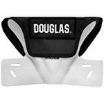 Douglas Football Butterfly Restrictor Cowboy Collar, Attach to Shoulder Pads (Black)