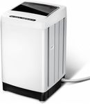 Portable Washing Machine -360° Waterfall Small Wash Machine For Bathroom, 55dB Quite Level, 1.5 Cu.ft,Child Lock, Compact Home Laundry Washer for Apartment, Dorms,RVs,White